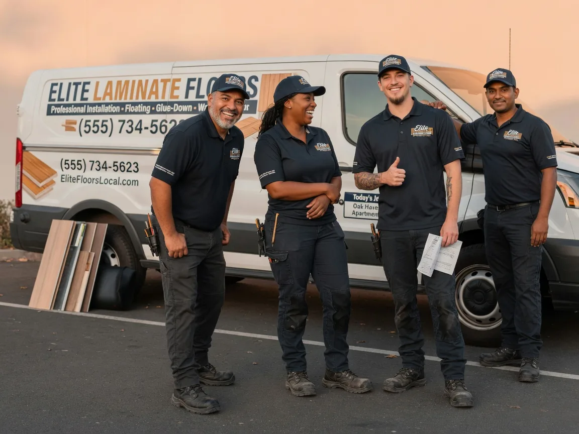 Laminate flooring installation company in Sublime, TX
